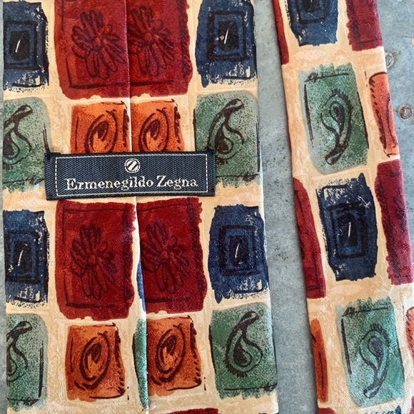 ERMENEGILDO ZEGNA SET OF 3 TIES MADE IN ITALY 100% FINEST SILK. - Picture 7 of 7